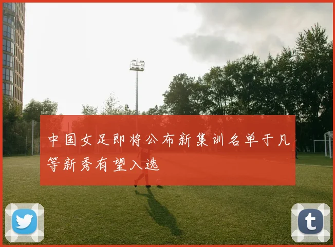 中国女足即将公布新集训名单于凡等新秀有望入选